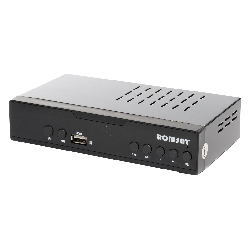 ТВ тюнер Romsat DVB-T2, метал (T7070HD) - фото 1 ТВ тюнер Romsat DVB-T2, метал (T7070HD) - фото 1