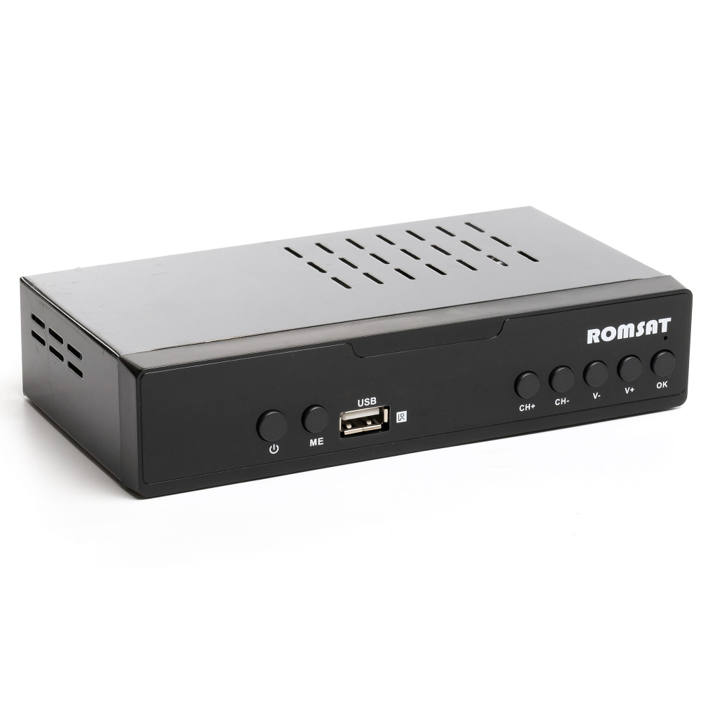 ТВ тюнер Romsat DVB-T2, метал (T7070HD) - фото 2 ТВ тюнер Romsat DVB-T2, метал (T7070HD) - фото 2