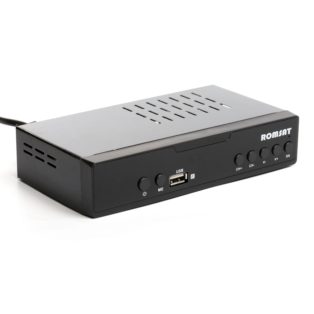 ТВ тюнер Romsat DVB-T2, метал (T7070HD) - фото 4 ТВ тюнер Romsat DVB-T2, метал (T7070HD) - фото 4