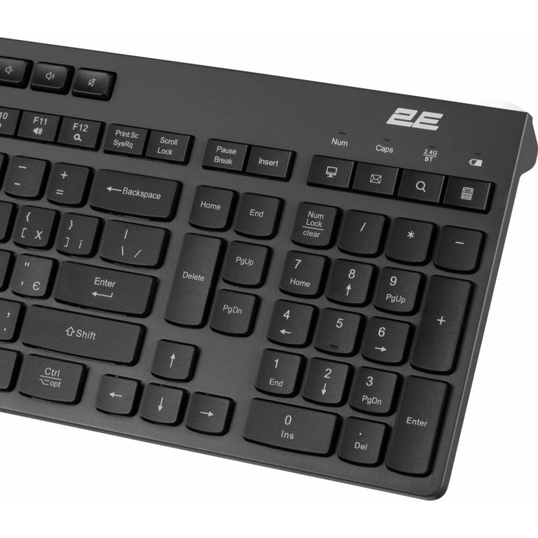 Клавіатура 2E KS280 Wireless/Bluetooth Black-Gray (2E-KS280WBGR_UA) - фото 5