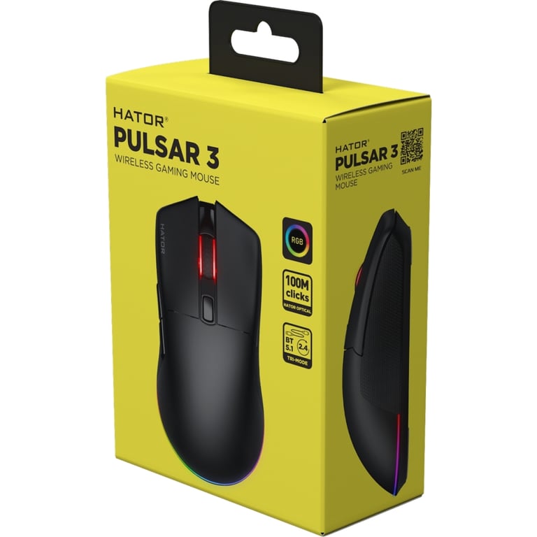 Мишка Hator Pulsar 3 Wireless Black (HTM630) - фото 6