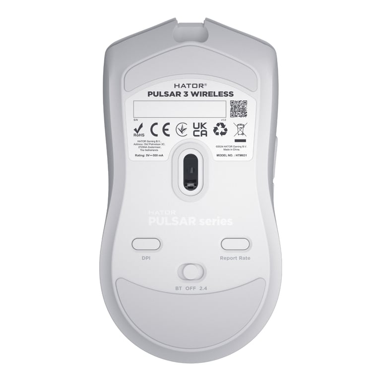 Мишка Hator Pulsar 3 Wireless White (HTM631) - фото 5