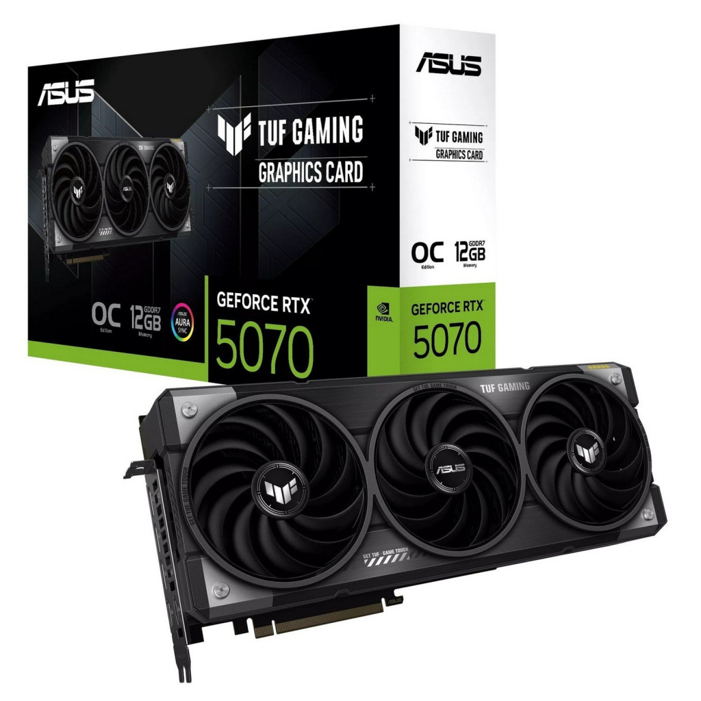 Відеокарта ASUS GeForce RTX5070 12Gb TUF OC GAMING (TUF-RTX5070-O12G-GAMING) - фото 10 Відеокарта ASUS GeForce RTX5070 12Gb TUF OC GAMING (TUF-RTX5070-O12G-GAMING) - фото 10