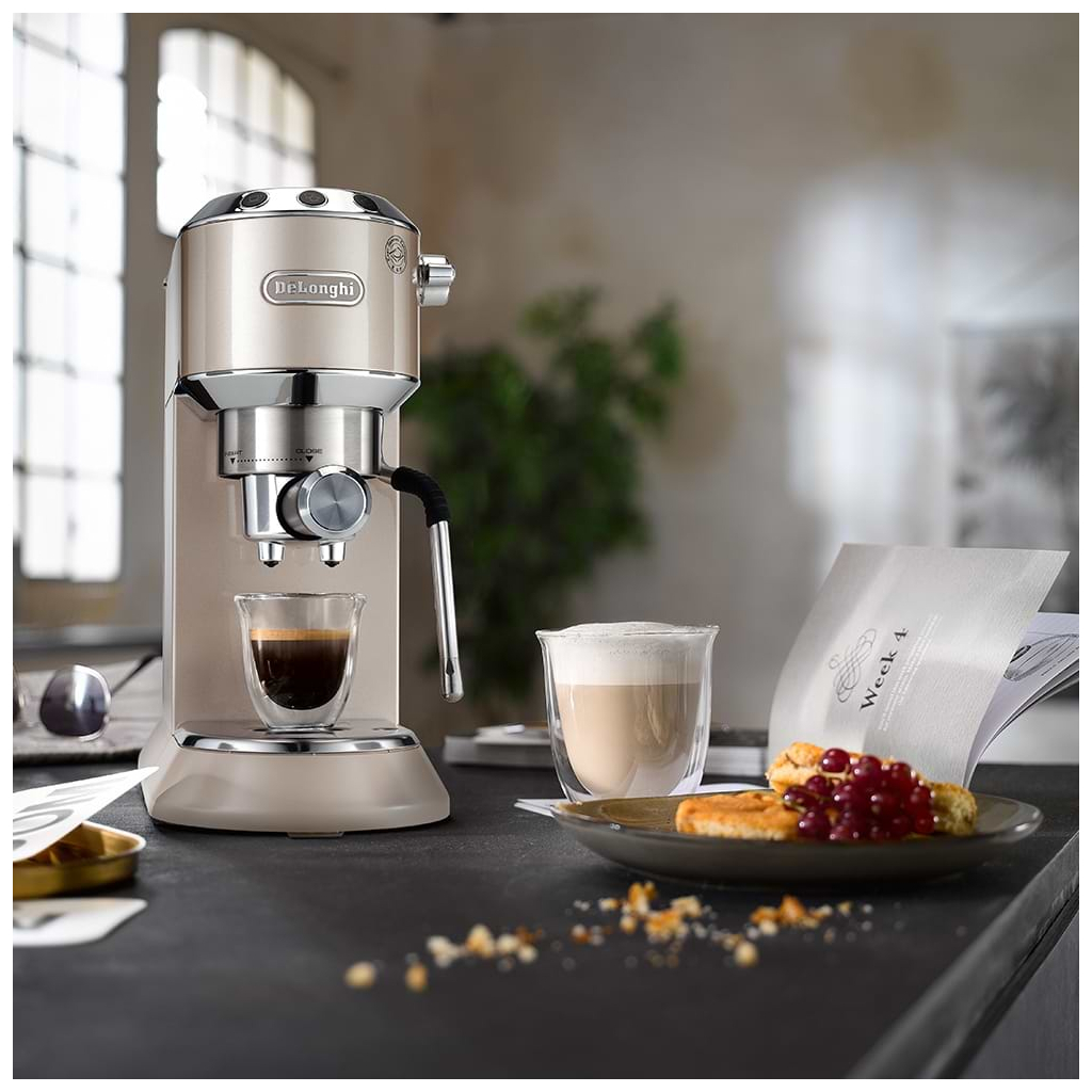 Ріжкова кавоварка еспресо DeLonghi EC 885 BG - фото 4 Ріжкова кавоварка еспресо DeLonghi EC 885 BG - фото 4