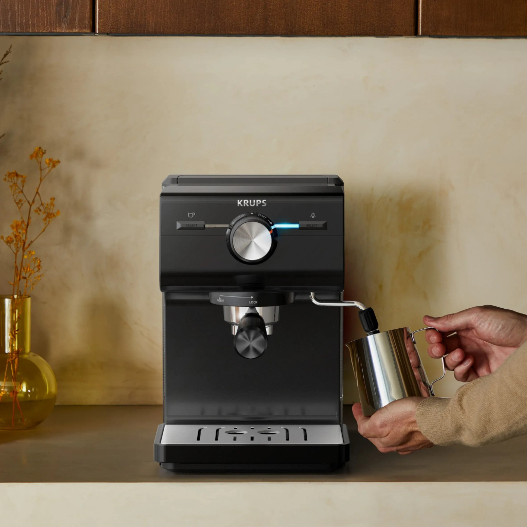 Ріжкова кавоварка еспресо Krups XP381810 - фото 5 Ріжкова кавоварка еспресо Krups XP381810 - фото 5