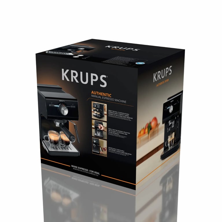 Ріжкова кавоварка еспресо Krups XP381810 - фото 9
