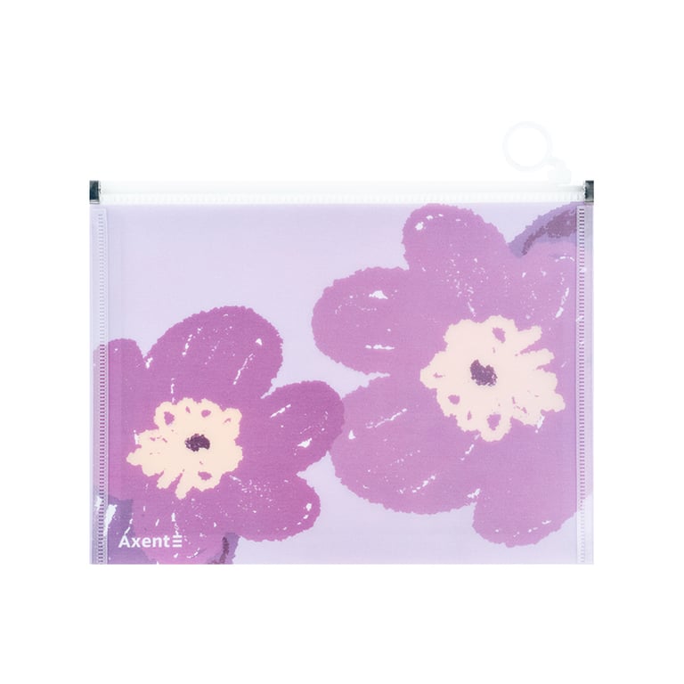 Папка на блискавці Axent zip-lock А5 Lavender-4 (1498-39-A) - фото 2