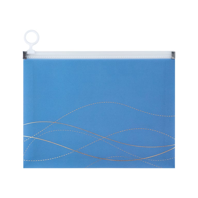 Папка на блискавці Axent zip-lock А5 Waves-2 (1498-41-A) - фото 1