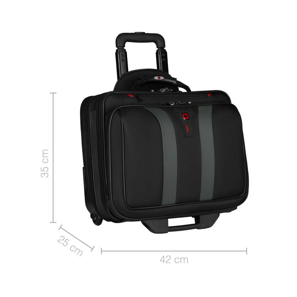 Сумка для ноутбука Wenger 16" Granada, Wheeled Case, Black (600659) - фото 8 Сумка для ноутбука Wenger 16" Granada, Wheeled Case, Black (600659) - фото 8