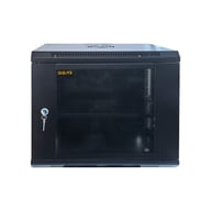 Шафа настінна GEAR 9U 19'' 600x600x450 мм, + полка 19", black (GWMSN-9U-600-600) - фото 1