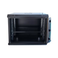 Шафа настінна GEAR 9U 19'' 600x600x450 мм, + полка 19", black (GWMSN-9U-600-600) - фото 3