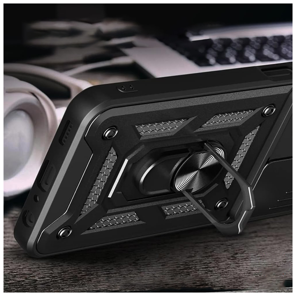 Чохол до мобільного телефона BeCover Military Xiaomi Redmi Note 14 5G Black (712867) - фото 4 Чохол до мобільного телефона BeCover Military Xiaomi Redmi Note 14 5G Black (712867) - фото 4