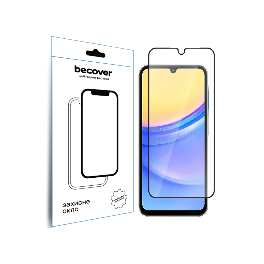 Скло захисне BeCover Samsung Galaxy A16 4G SM-SM-A165/A16 5G SM-A166 Black (712860) - фото 1