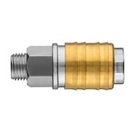 Конектор для шланга Neo Tools муфта швидкознімна пневматична, 1/4", 16бар, нержавіюча сталь, латунь (12-635) - фото 2
