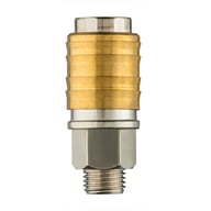 Конектор для шланга Neo Tools муфта швидкознімна пневматична, 1/4", 16бар, нержавіюча сталь, латунь (12-635) - фото 4