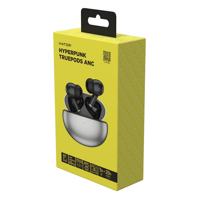 Навушники Hator Hyреrpunk Truepods SyncHUB Black (HTA430) - фото 5