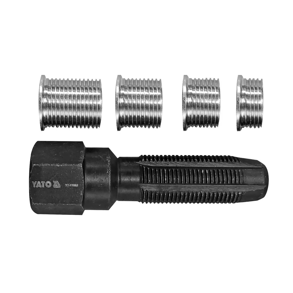 Набір інструментів Yato ремкомплект різьби свічок запалювання 5 шт (YT-17582) - фото 1 Набір інструментів Yato ремкомплект різьби свічок запалювання 5 шт (YT-17582) - фото 1