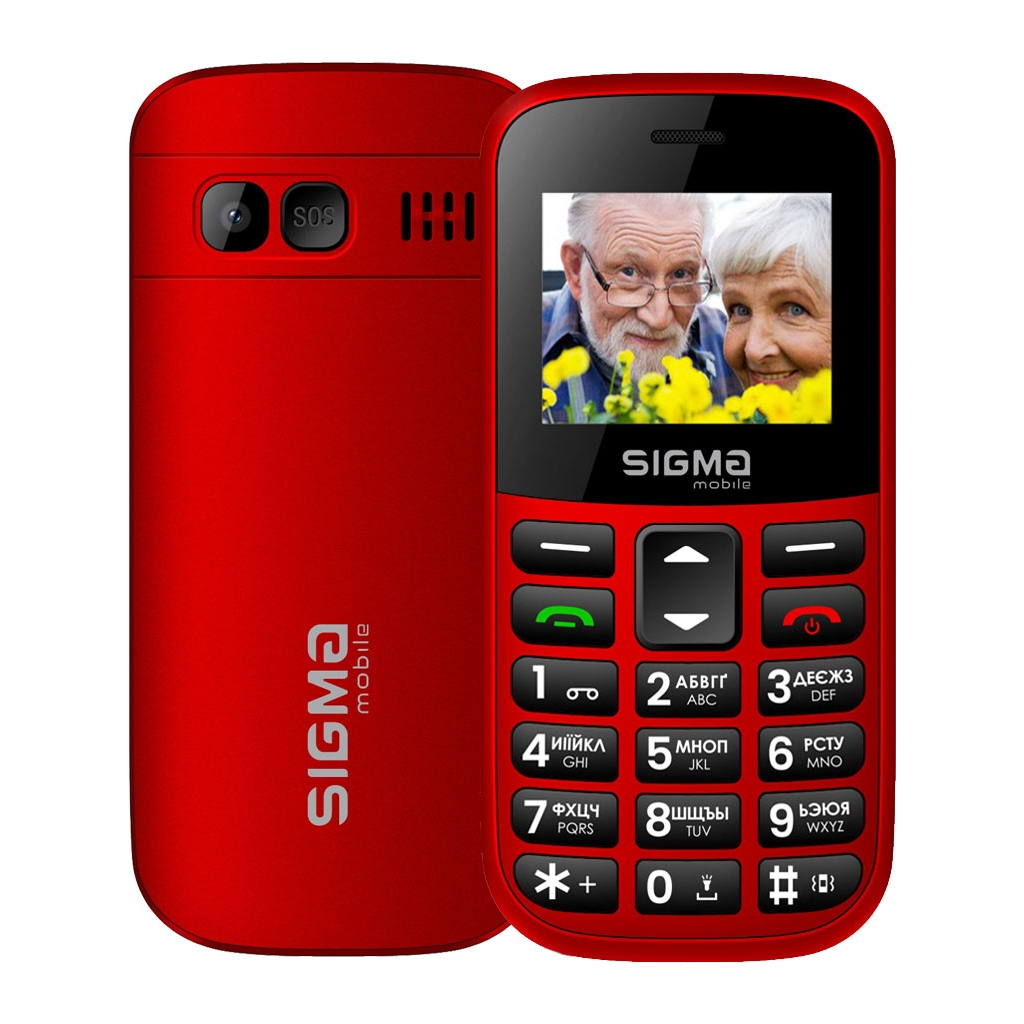 Мобільний телефон Sigma Comfort 50 EASY TYPE-C Red (4827798585221) - фото 1 Мобільний телефон Sigma Comfort 50 EASY TYPE-C Red (4827798585221) - фото 1