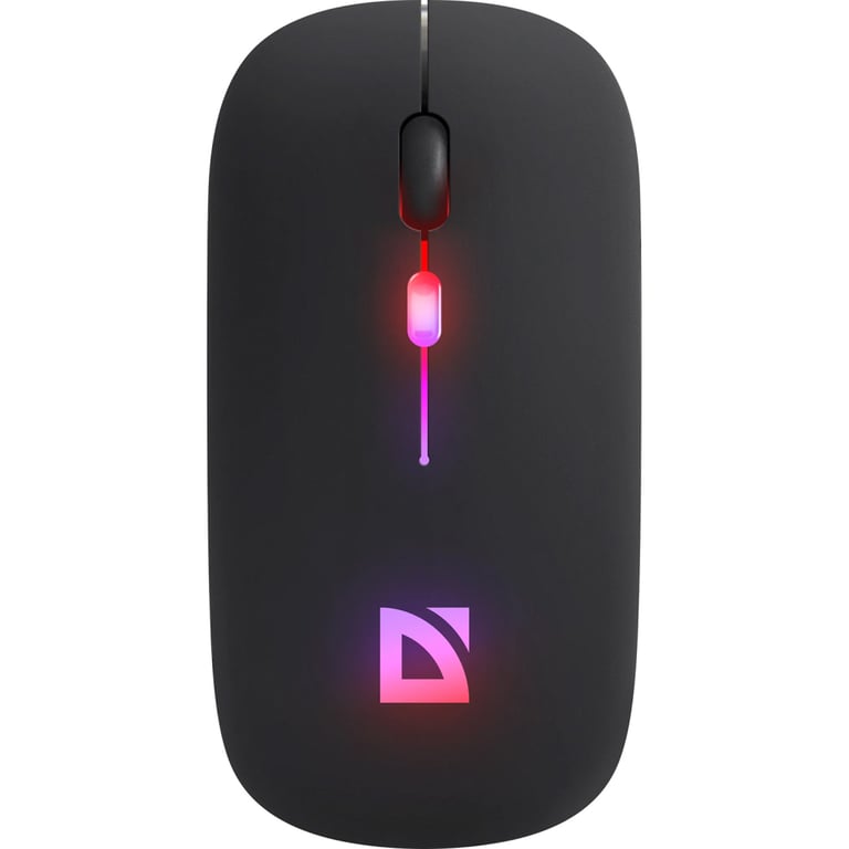 Мишка Defender Touch MM-997 Silent Wireless RGB Black (52997) - фото 1