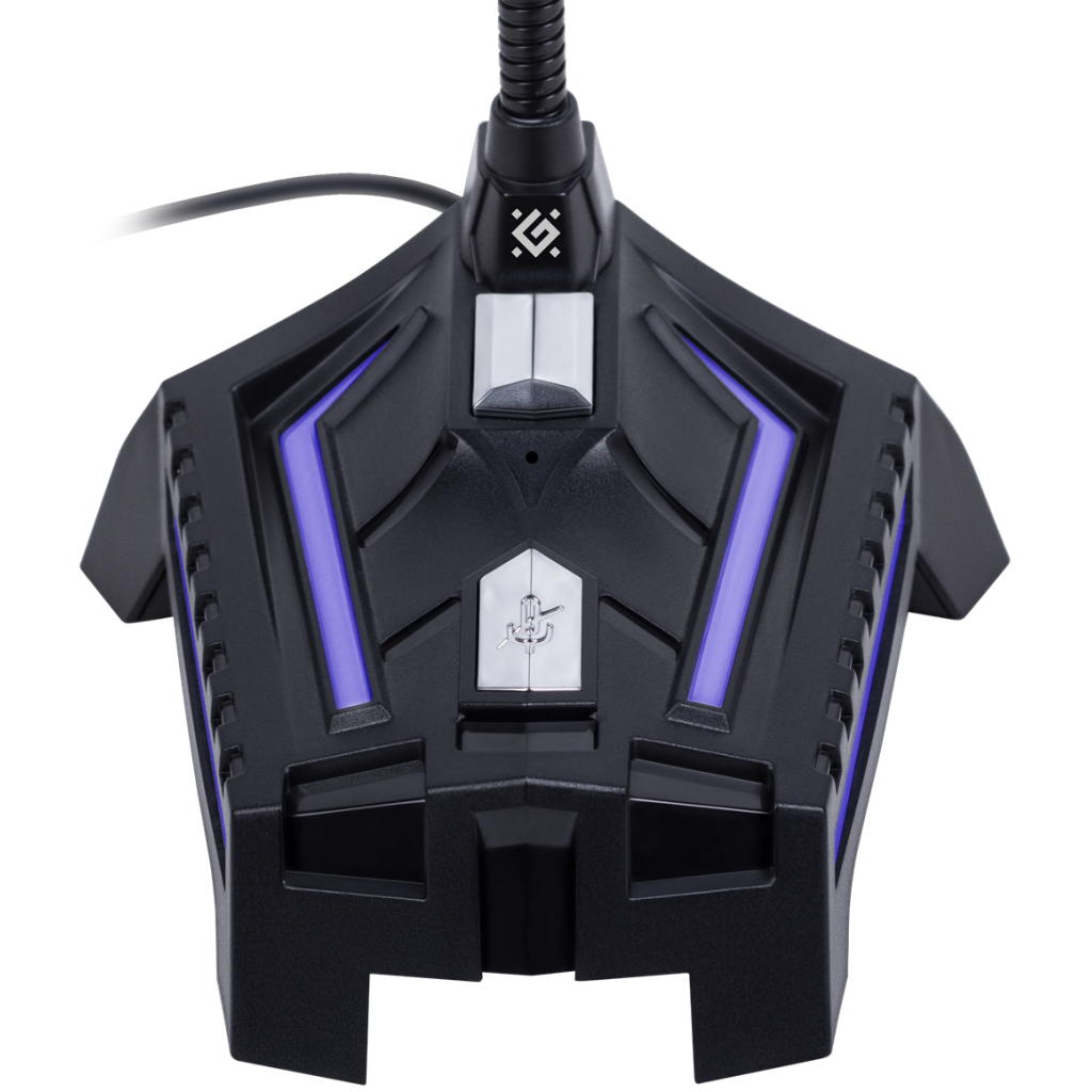 Мікрофон Defender Ring GMC 150 USB LED USB Black (64615) - фото 4 Мікрофон Defender Ring GMC 150 USB LED USB Black (64615) - фото 4