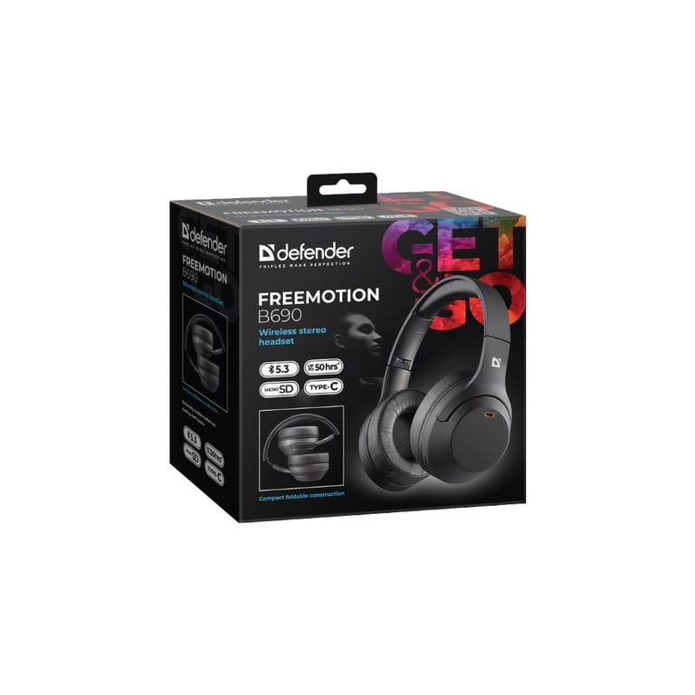 Навушники Defender FreeMotion B690 Bluetooth Black (63690) - фото 11
