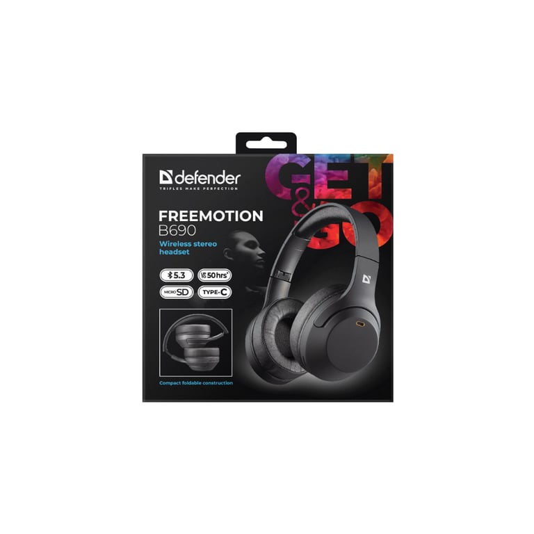 Навушники Defender FreeMotion B690 Bluetooth Black (63690) - фото 6
