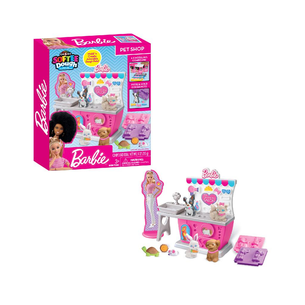 Набір для творчості Cra-Z-Art Barbie Тісто для ліплення , Зоомагазин з формами, набір 10од (34041CRA) - фото 1 Набір для творчості Cra-Z-Art Barbie Тісто для ліплення , Зоомагазин з формами, набір 10од (34041CRA) - фото 1