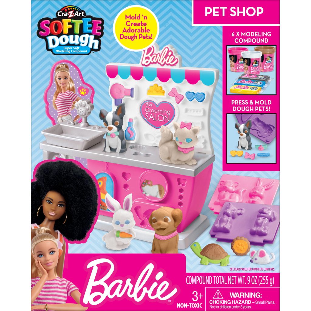 Набір для творчості Cra-Z-Art Barbie Тісто для ліплення , Зоомагазин з формами, набір 10од (34041CRA) - фото 6 Набір для творчості Cra-Z-Art Barbie Тісто для ліплення , Зоомагазин з формами, набір 10од (34041CRA) - фото 6