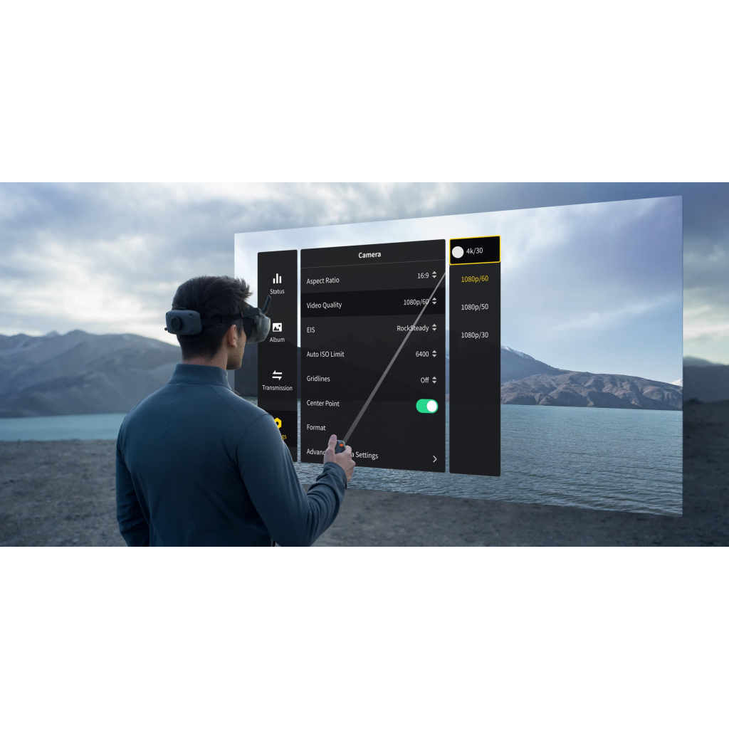 Окуляри FPV Goggles N3 DJI (CP.RC.00000032.01/02) - фото 8 Окуляри FPV Goggles N3 DJI (CP.RC.00000032.01/02) - фото 8