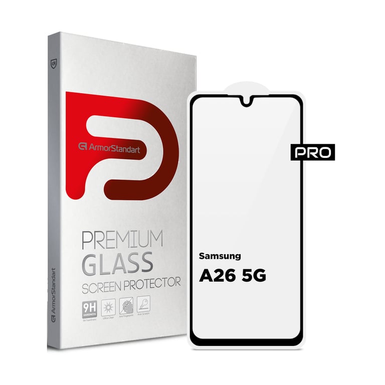 Скло захисне Armorstandart Pro Samsung A26 5G Black (ARM82212) - фото 1