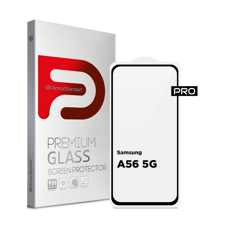 Скло захисне Armorstandart Pro Samsung A56 5G Black (ARM82612) - фото 1