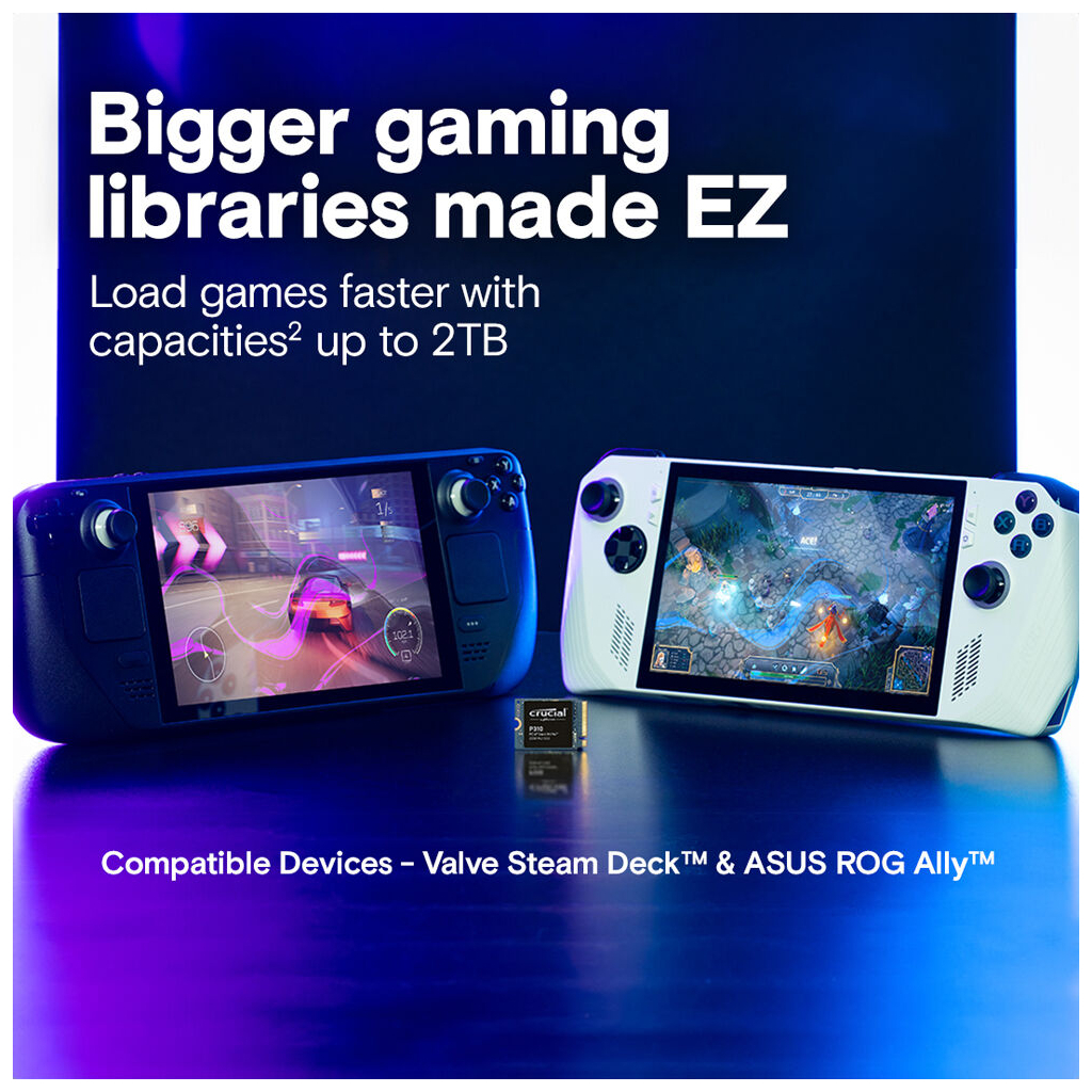 Накопичувач SSD M.2 2230 1TB P310 Micron (CT1000P310SSD2) - фото 3 Накопичувач SSD M.2 2230 1TB P310 Micron (CT1000P310SSD2) - фото 3