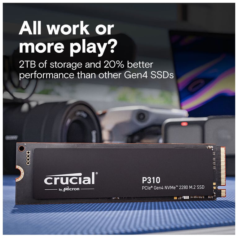 Накопичувач SSD M.2 2280 2TB P310 Micron (CT2000P310SSD8) - фото 4