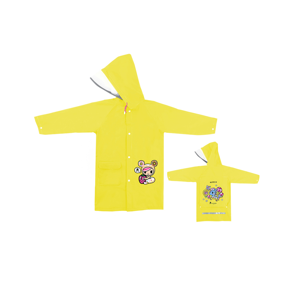 Дощовик дитячий Kite Тokidoki S 115-130 см Жовтий (TK24-2600S) - фото 1 Дощовик дитячий Kite Тokidoki S 115-130 см Жовтий (TK24-2600S) - фото 1