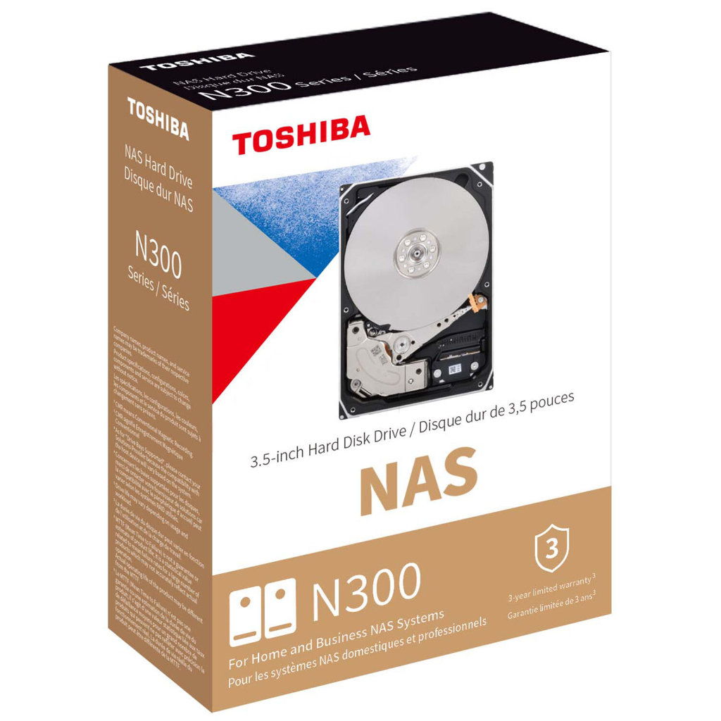 Жорсткий диск 3.5" 10TB N300 Toshiba (MN10ADA10TS) - фото 2 Жорсткий диск 3.5" 10TB N300 Toshiba (MN10ADA10TS) - фото 2
