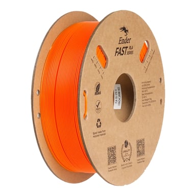Пластик для 3D-принтера Creality PLA Fast, Ender, 1.75мм, orange, 1кг (3301010430) - фото 1