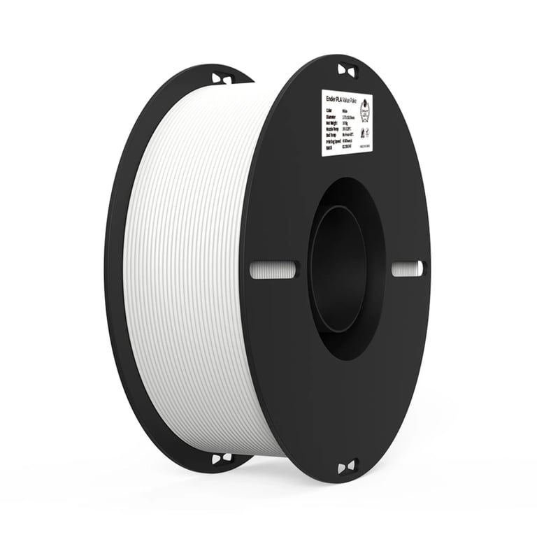 Пластик для 3D-принтера Creality PLA 2x1кг, 1.75мм, white+black (3301010337) - фото 2