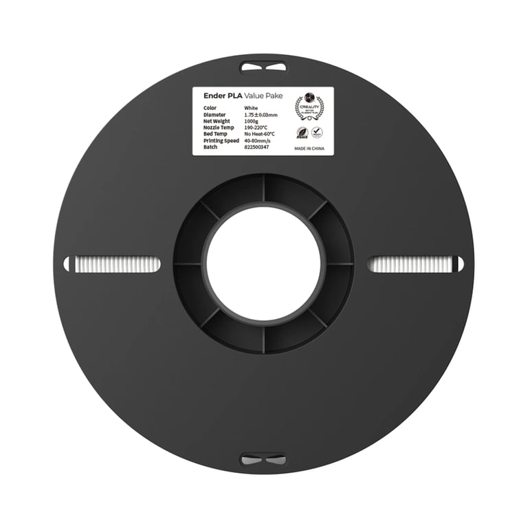 Пластик для 3D-принтера Creality PLA 2x1кг, 1.75мм, white+black (3301010337) - фото 5