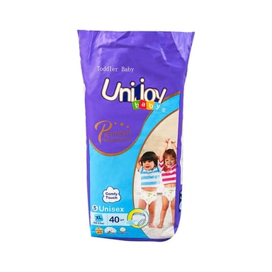 Підгузки Unijoy baby Premium XL 5 (12-17 кг) 40 шт (6973920542452) - фото 1