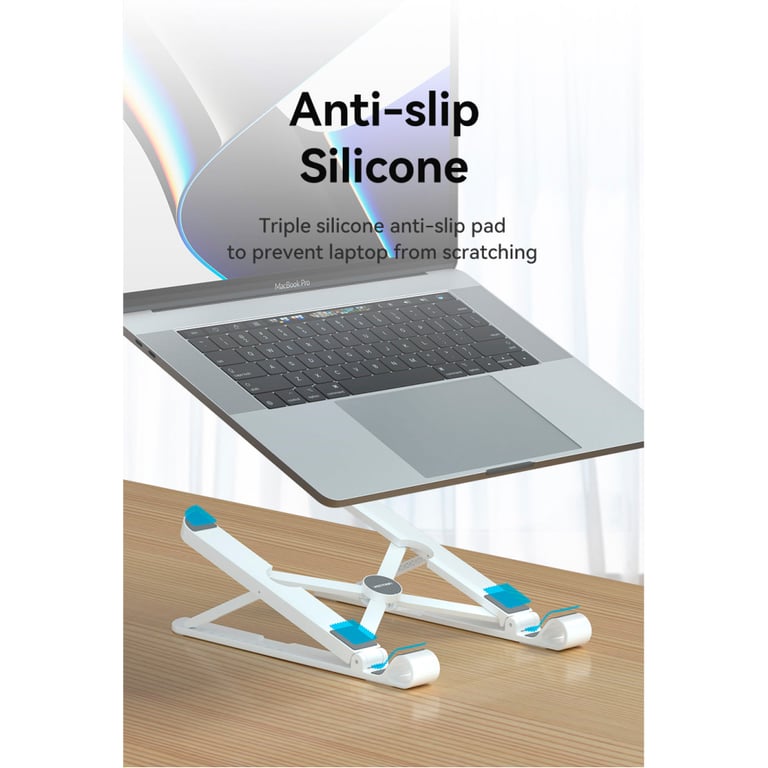 Підставка до ноутбука Vention Laptop X-type Stand White ABS 83-170мм (KDNW0) - фото 7