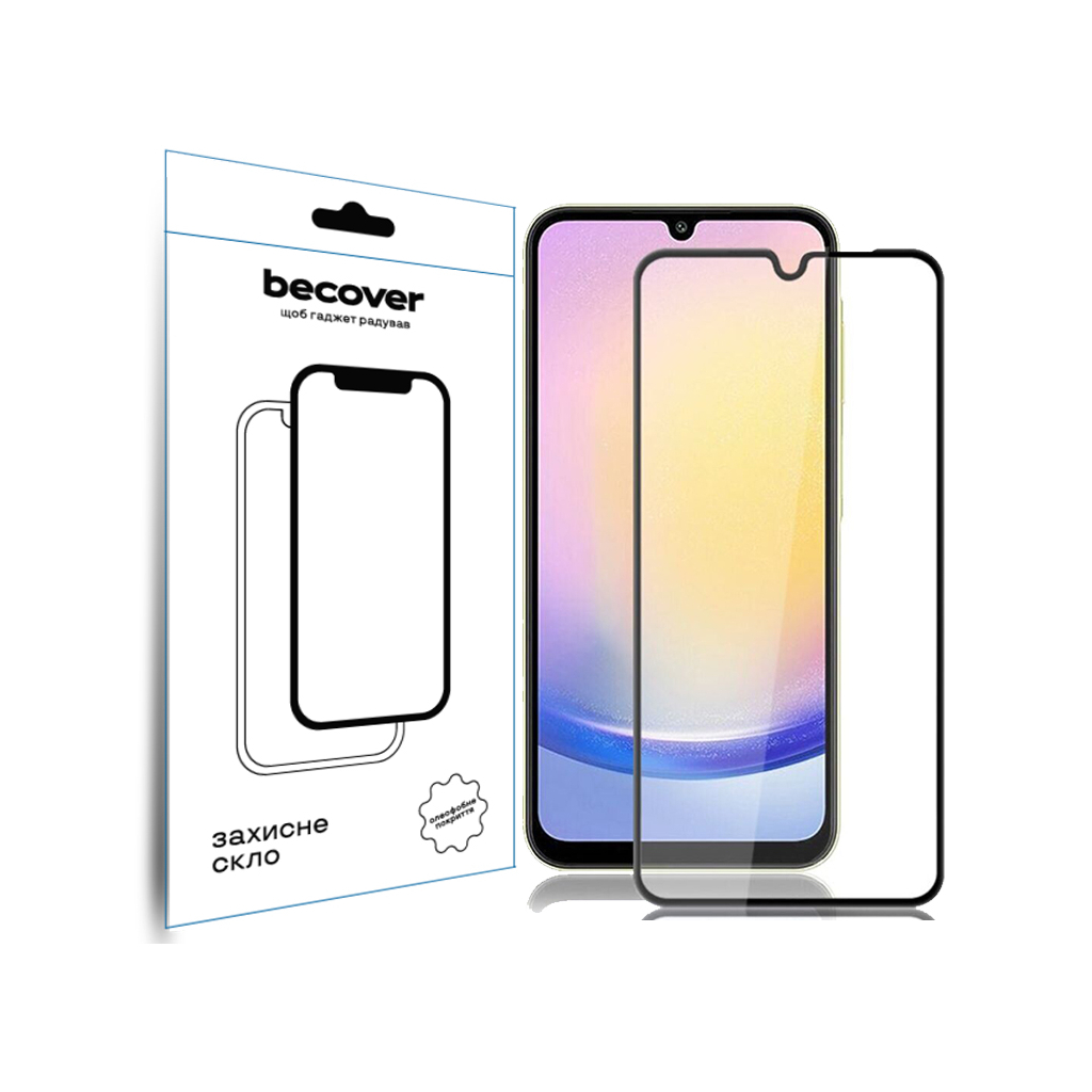 Скло захисне BeCover Samsung Galaxy A26 SM-A266 Black (712885) - фото 1