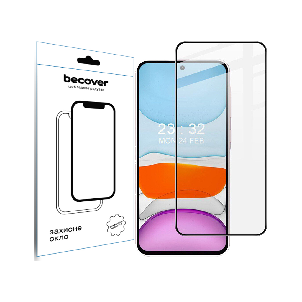 Скло захисне BeCover Samsung Galaxy A56 SM-A566 Black (712887) - фото 1 Скло захисне BeCover Samsung Galaxy A56 SM-A566 Black (712887) - фото 1