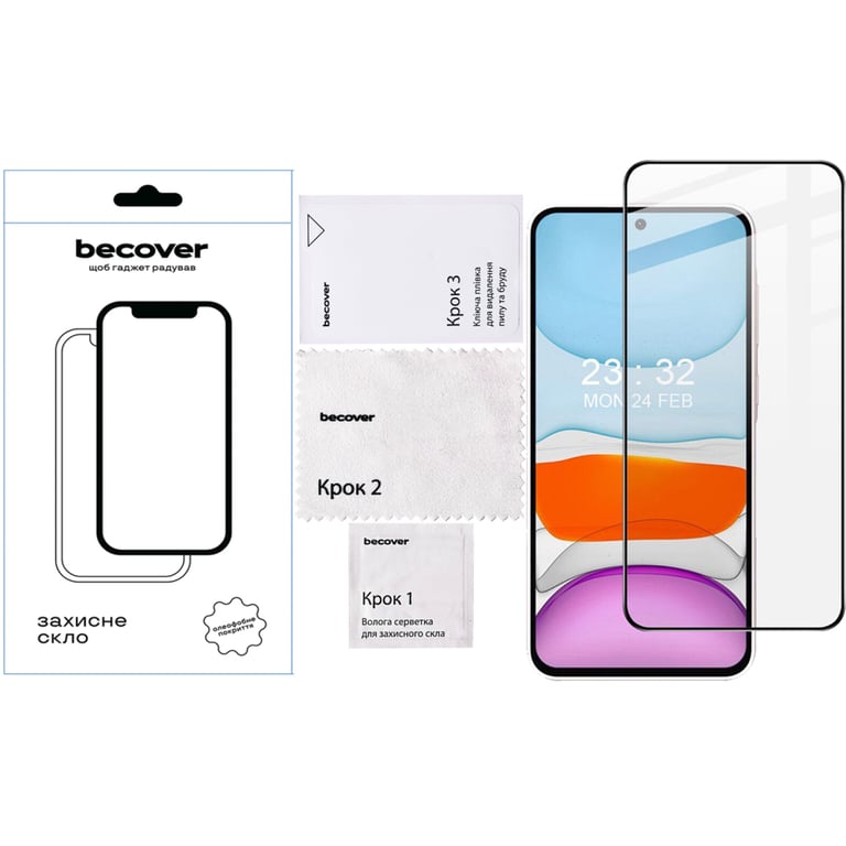 Скло захисне BeCover Samsung Galaxy A56 SM-A566 Black (712887) - фото 3