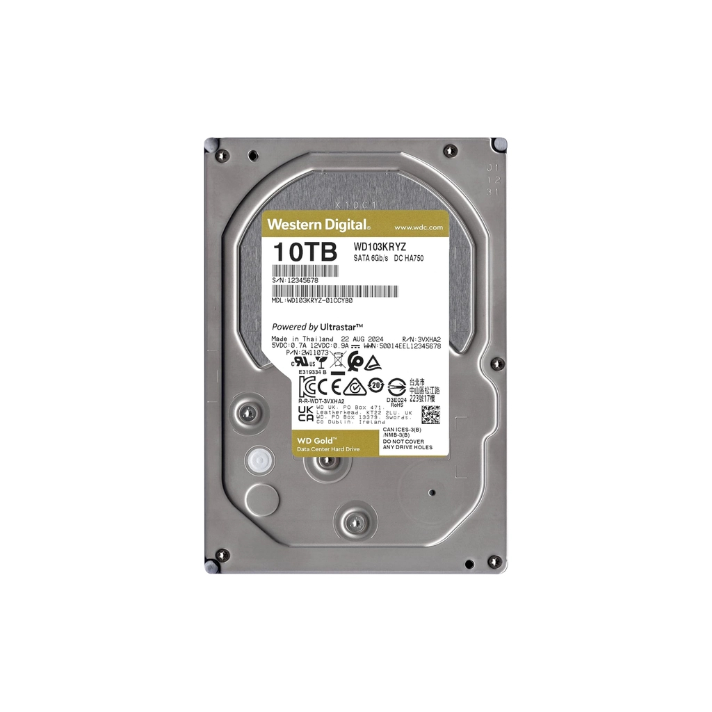Жорсткий диск 3.5" 10TB WD (WD103KRYZ) - фото 3 Жорсткий диск 3.5" 10TB WD (WD103KRYZ) - фото 3