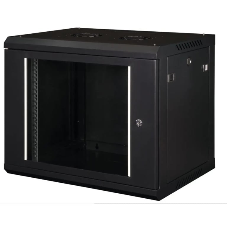 Шафа настінна Hypernet 15U 19" 600x600 ProLine (PL-WMNC66-15U-BLACK) - фото 1