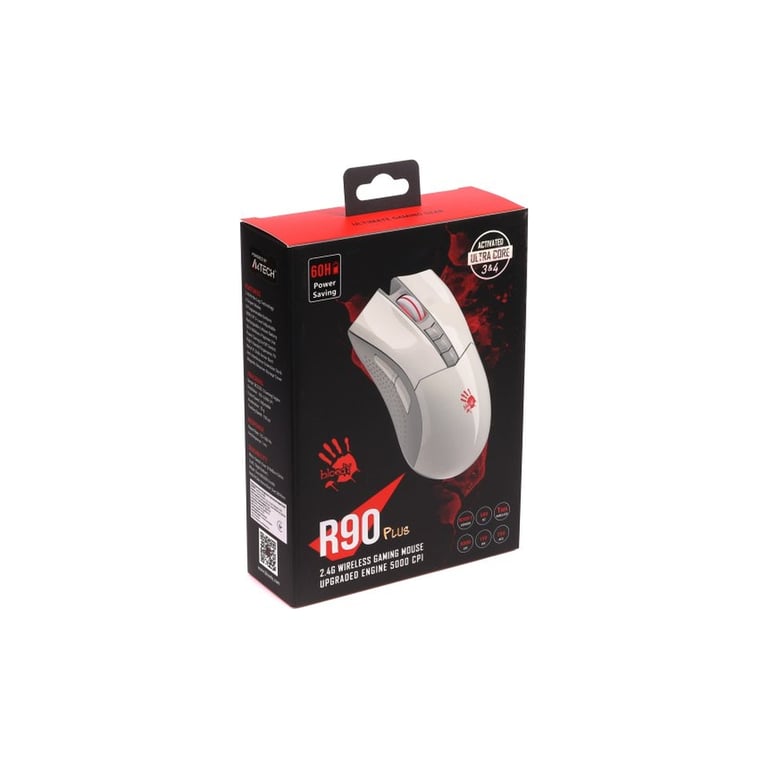 Мишка A4Tech Bloody R90 Plus Wireless Greyish White (4711421001731) - фото 11