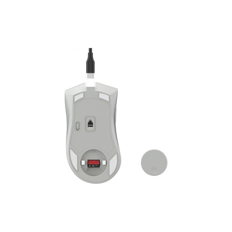 Мишка A4Tech Bloody R90 Plus Wireless Greyish White (4711421001731) - фото 7