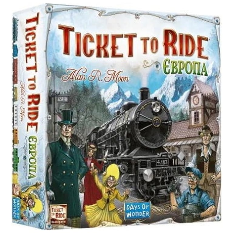 Настільна гра Lord of Boards Квиток на поїзд: Європа (Ticket to ride: Europe) (укр.) (DOW7202UK) - фото 1
