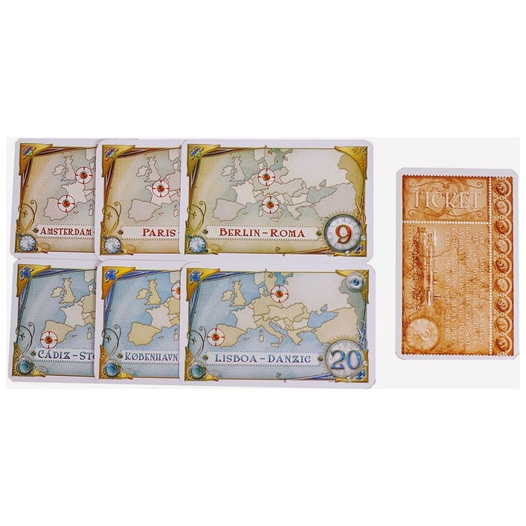 Настільна гра Lord of Boards Квиток на поїзд: Європа (Ticket to ride: Europe) (укр.) (DOW7202UK) - фото 6