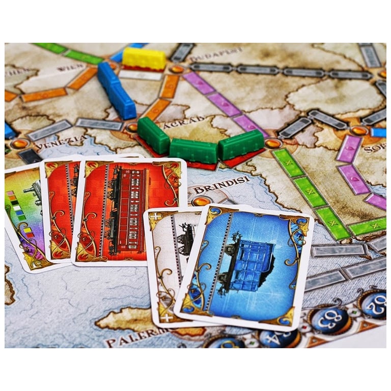 Настільна гра Lord of Boards Квиток на поїзд: Європа (Ticket to ride: Europe) (укр.) (DOW7202UK) - фото 7